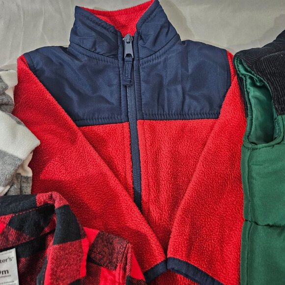 Baby Boys Assorted Outerwear Bundle 5 Pieces Size Range 6M-2T Coats - Picture 10 of 11